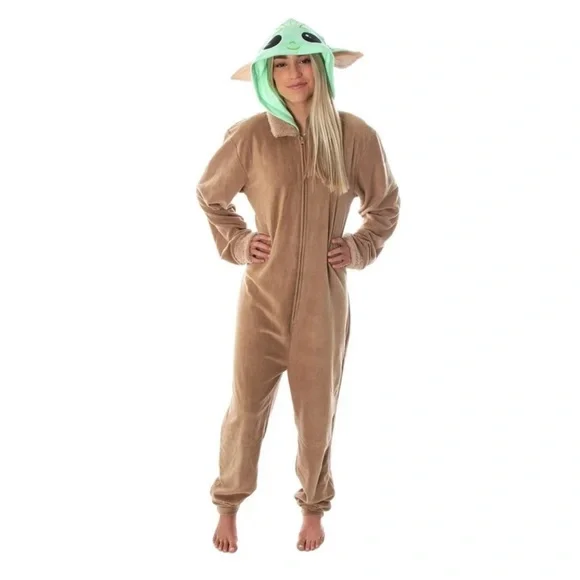 Star wars YODA onesie with hood - Picture 1 of 6